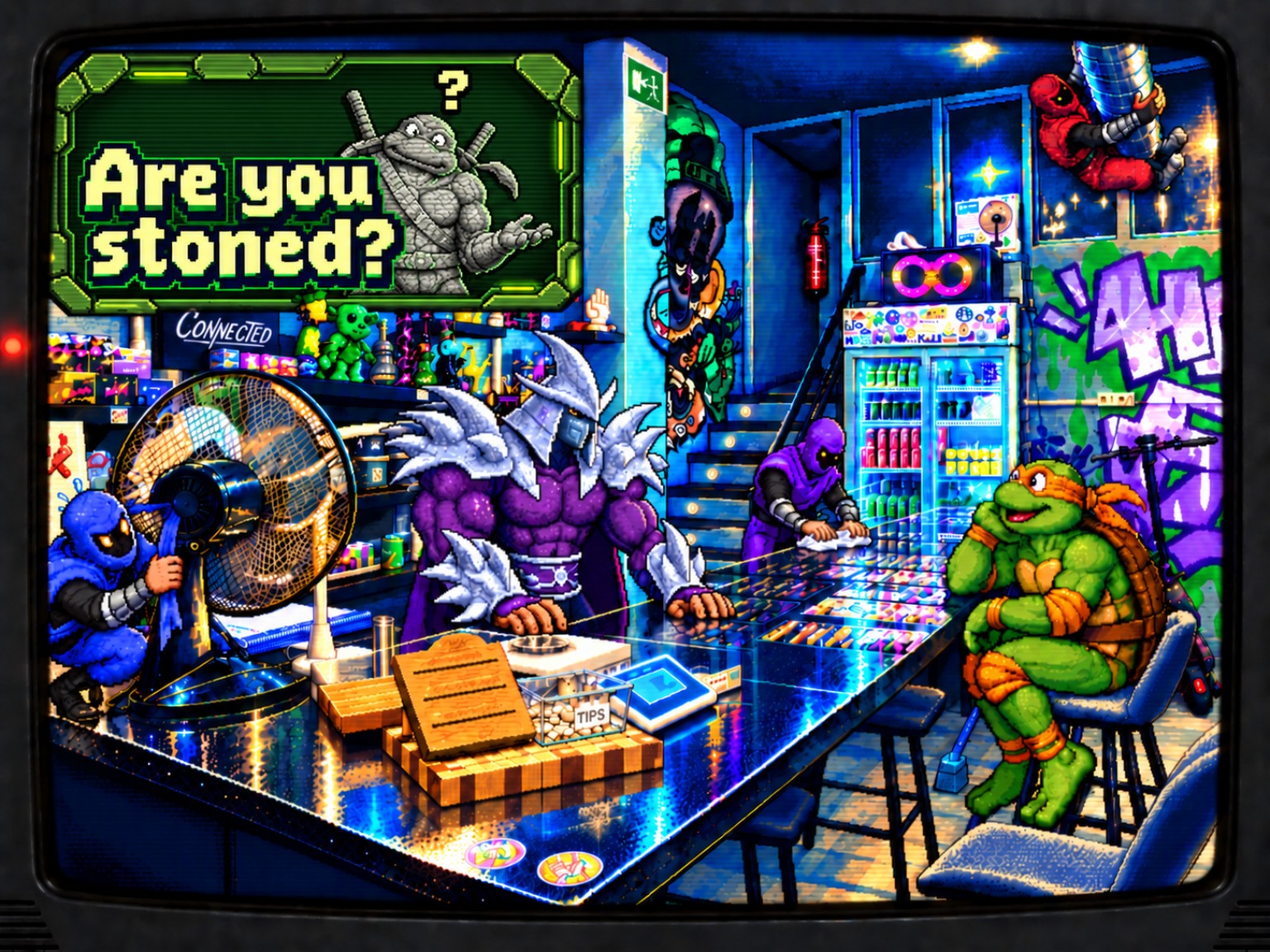 The counter · TMNT