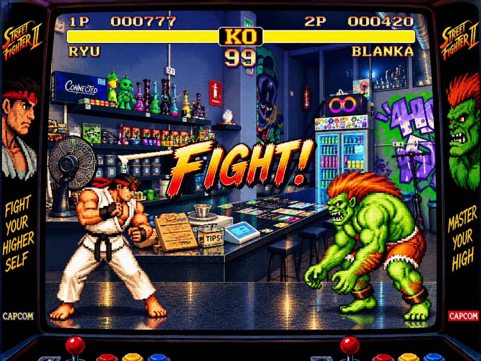 The counter · arcade